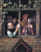 Jan Steen Rhetoricians at a Window oil painting on canvas